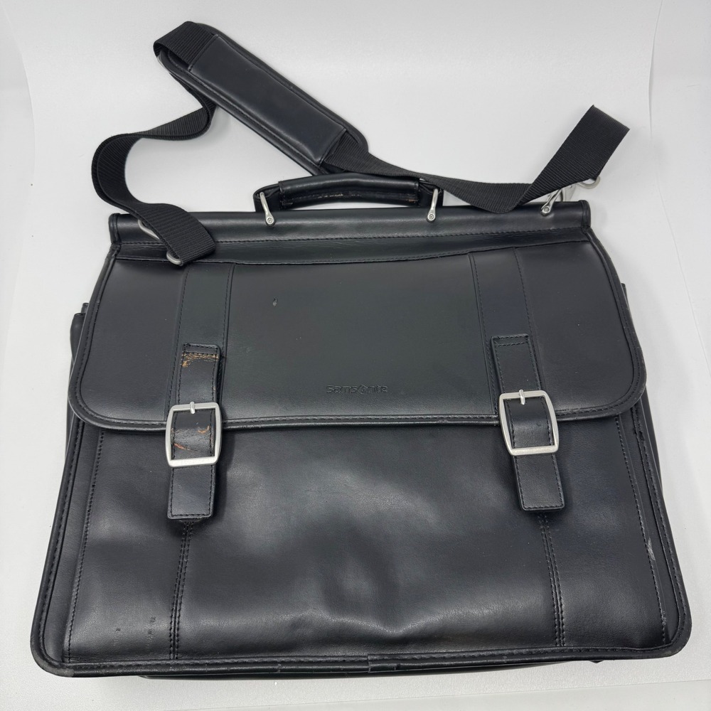 Samsonite Black Messenger‎ Briefcase Bag Laptop Office Travel